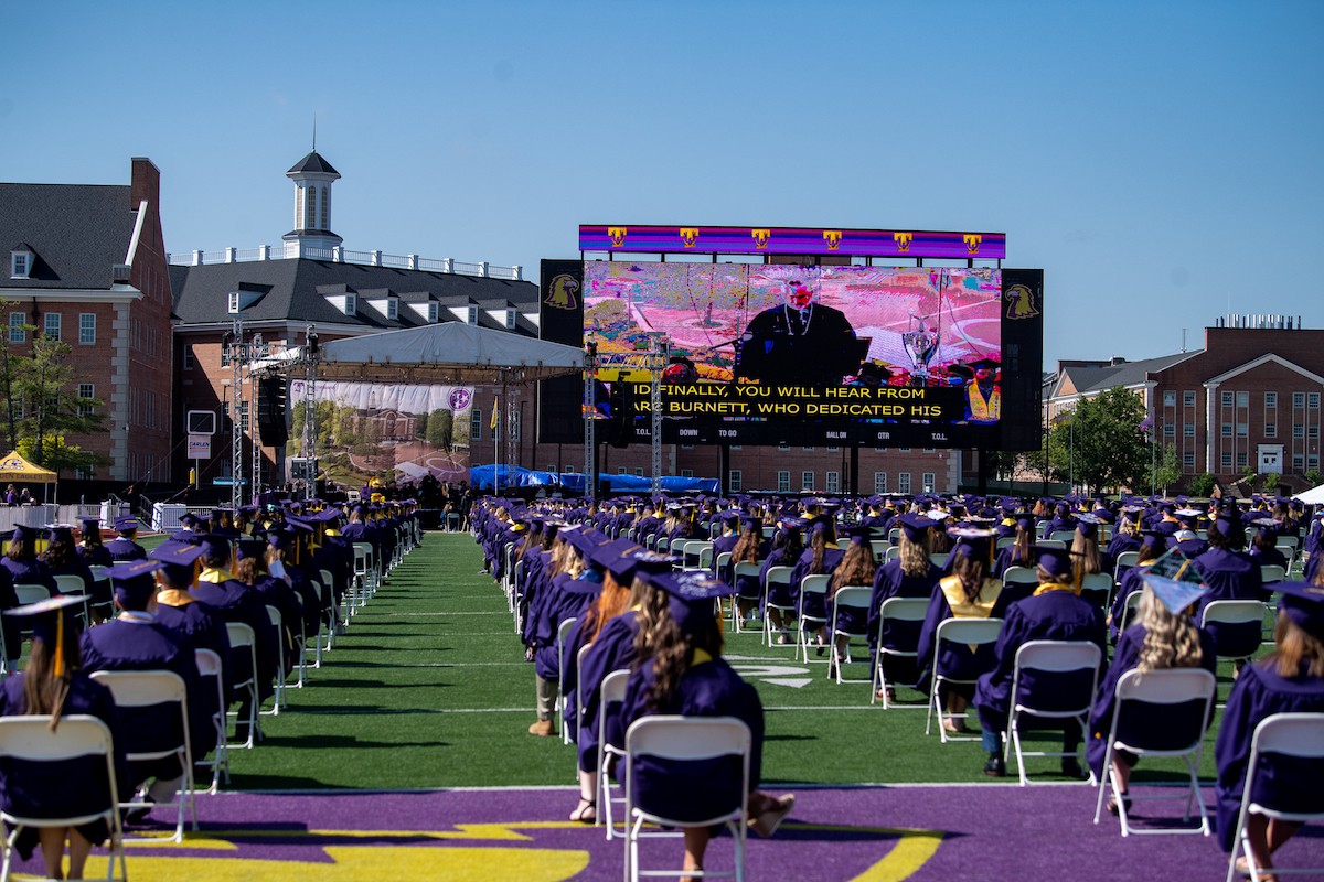 Degrees were awarded to 1,335 women and men who came to Tennessee Tech from 78 counties throughout Tennessee, 28 states, and 20 other countries.