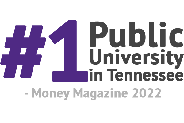 #1 Public University in Tennessee according to MONEY Magazine 2022