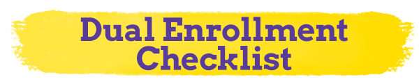 Dual Enrollment Checklist