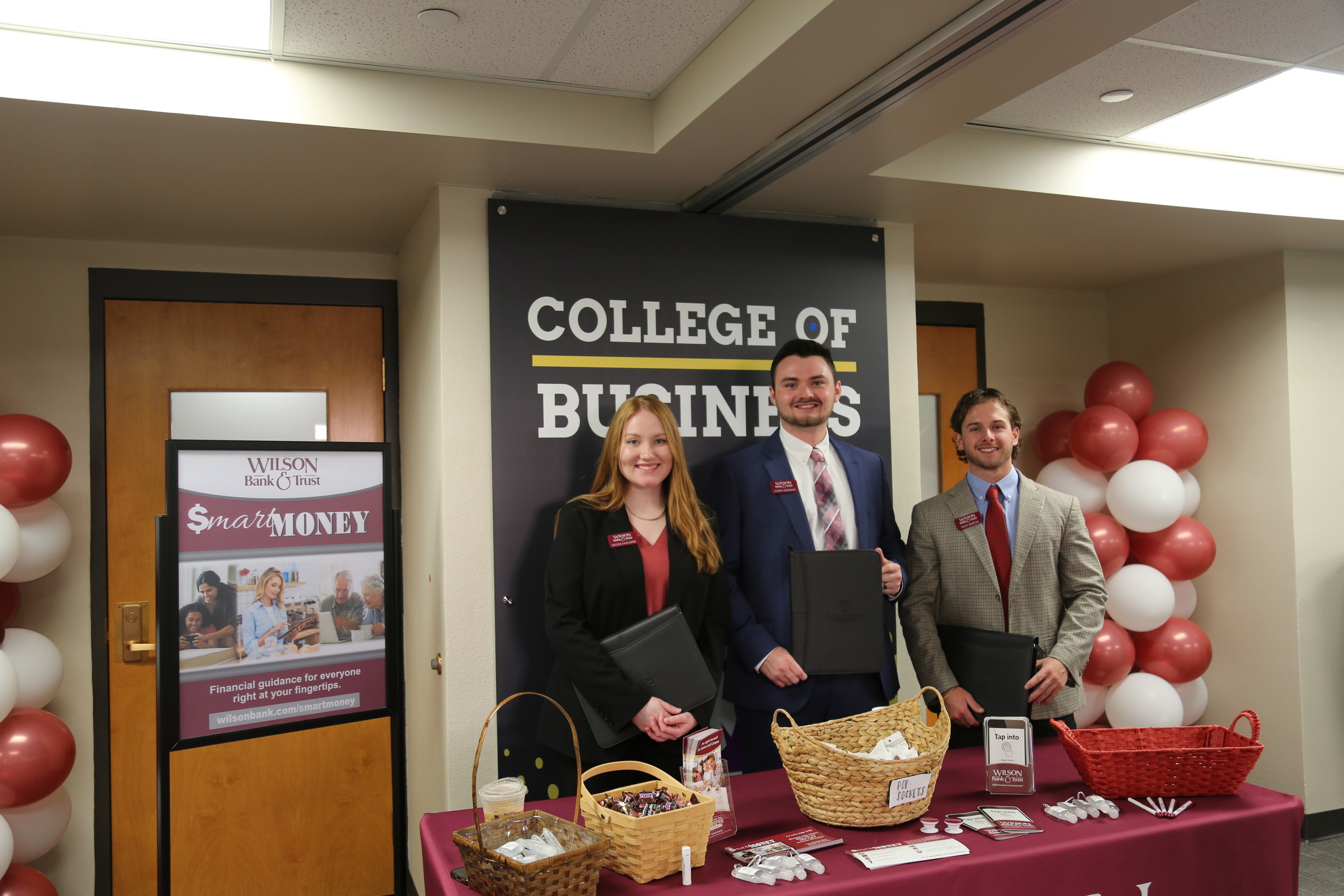 Wilson Bank & Trust employees at a tabling event