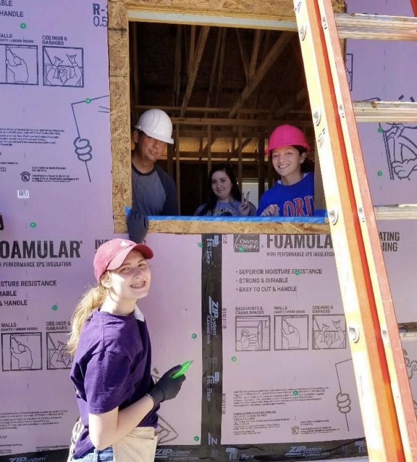 Housing and Design Students Working with Habitat for Humanity