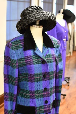 Plaid Blazer and Braided Hat - MacIndoe Historic Costume Collection Exhibit