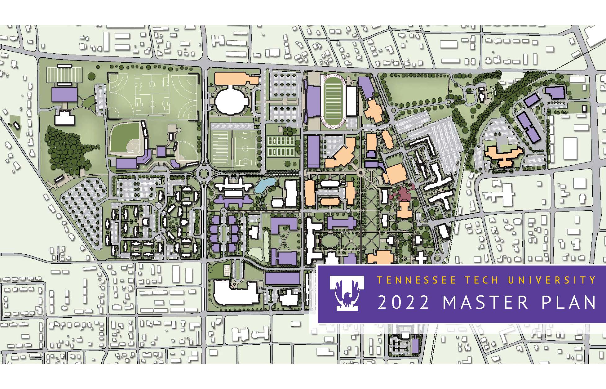 2022 Master Plan Cover Page Campus Map