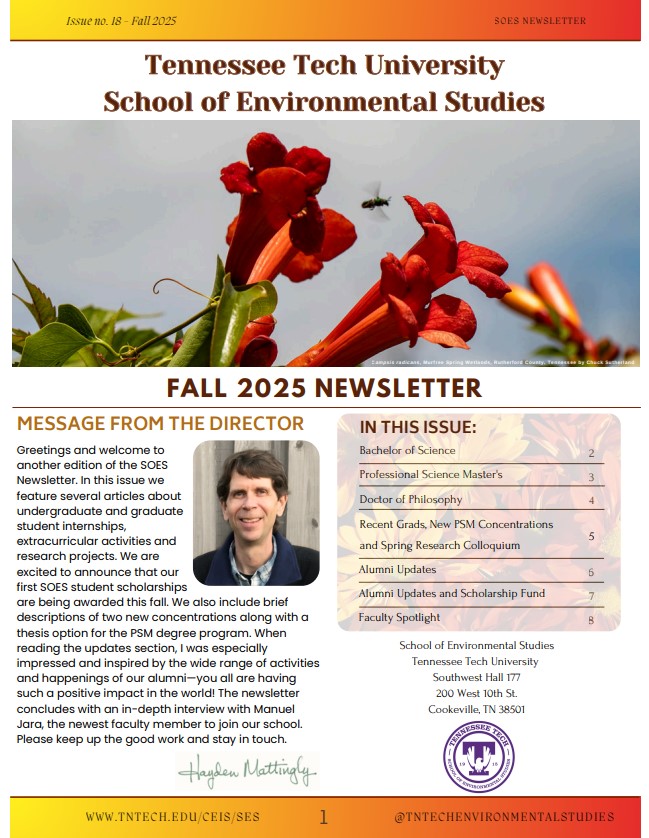 SOES Fall 2025 Newsletter