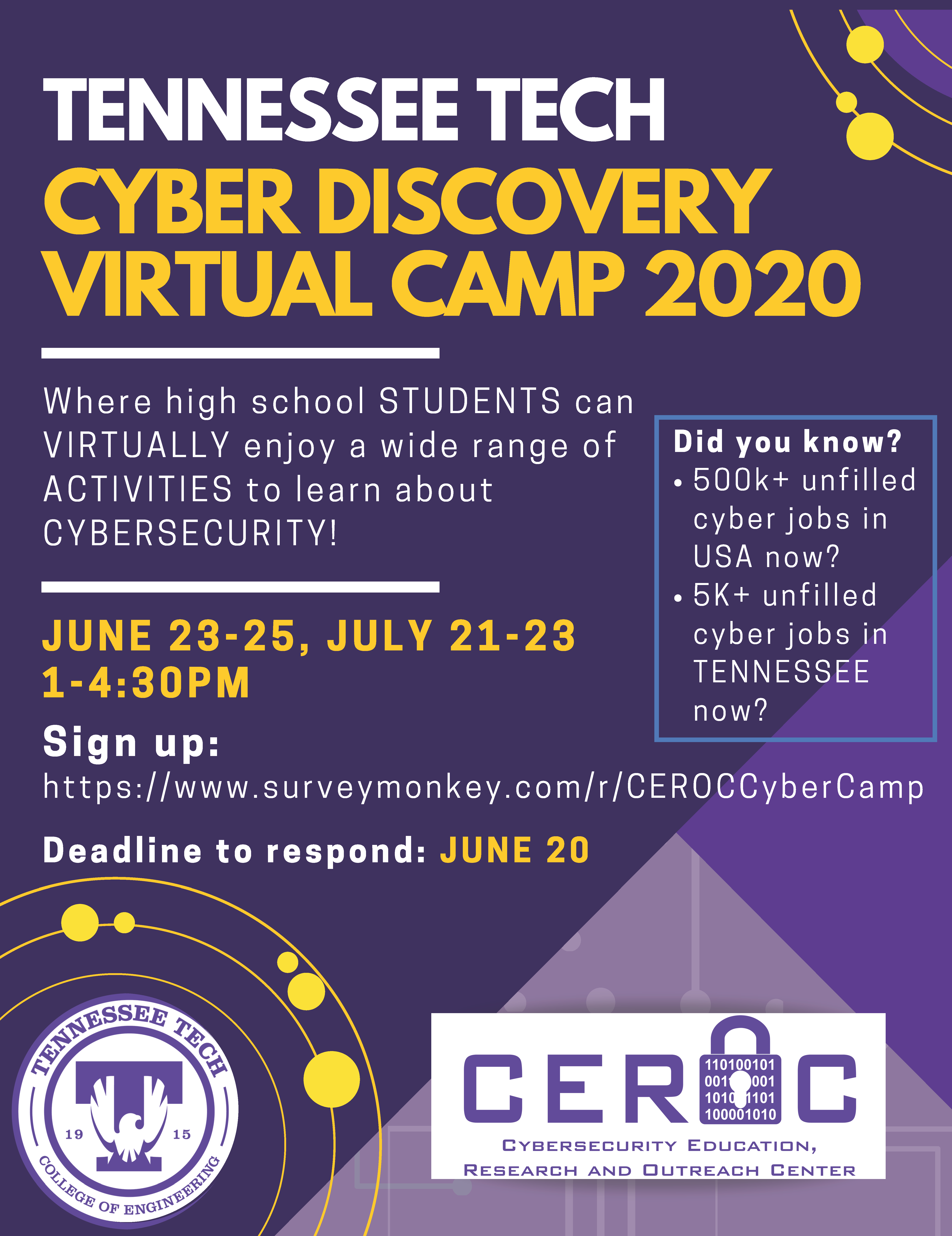 cyber discovery virutal camp 2020