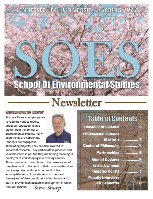 SOES Spring 2022 Newsletter