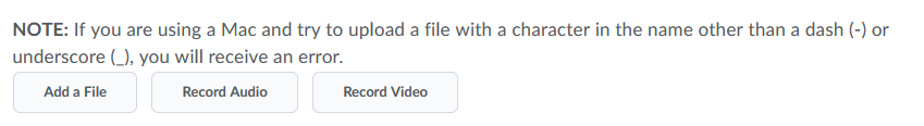 Insert Video through File Upload Assignment