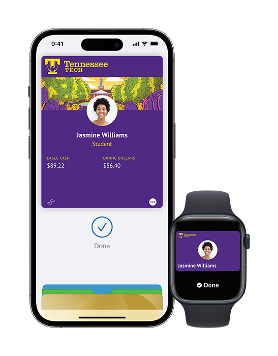 A sample image of the digital Eagle Card.