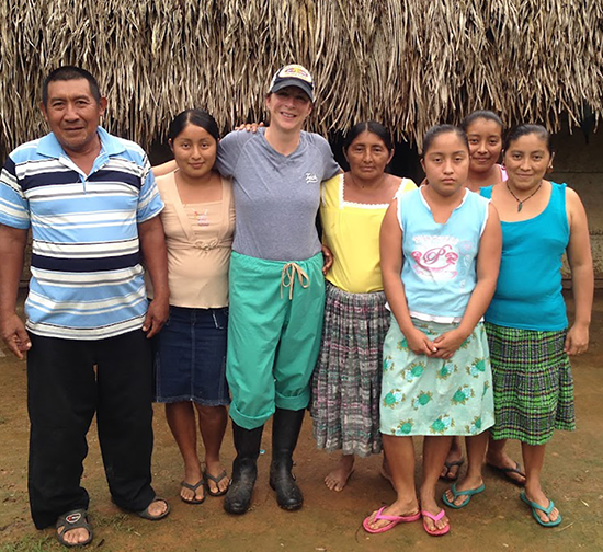 Dr. Geist's Belize host family
