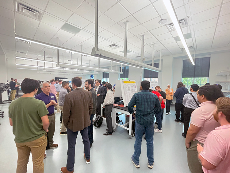 Computer Science Students with faculty 