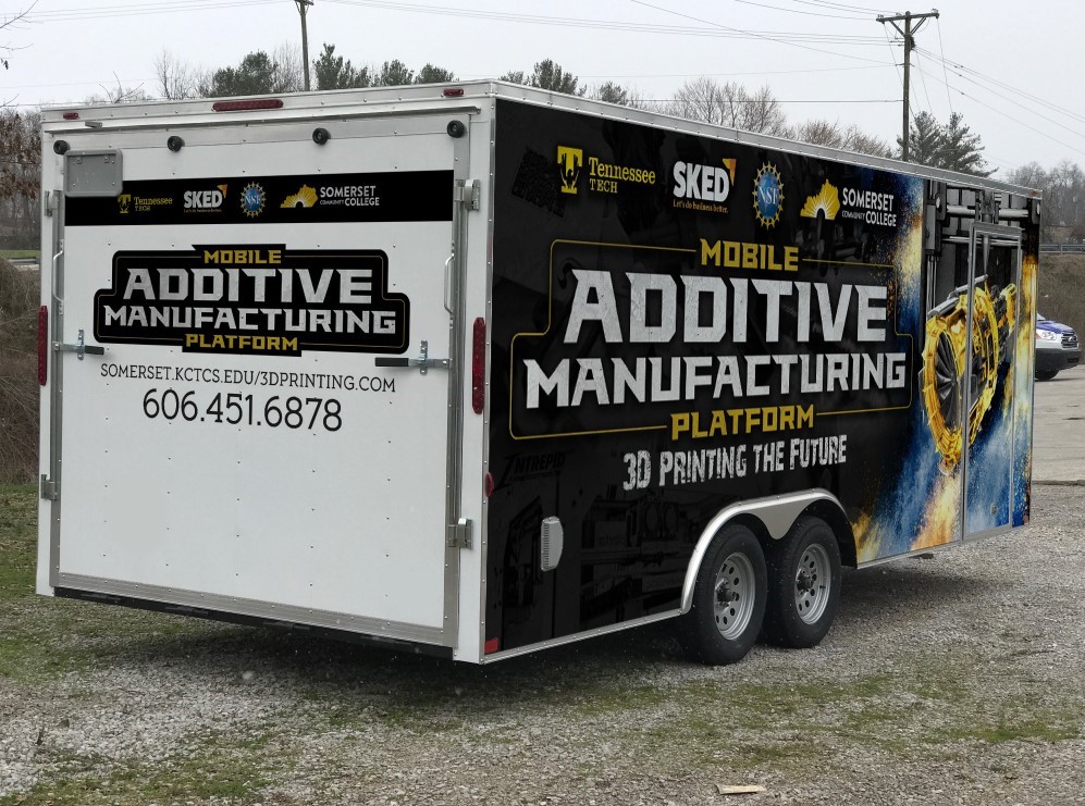 TN Tech and Somerset College Additive Manufacturing trailer