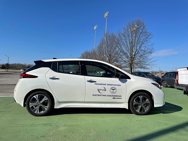 Nissan Leaf used in research