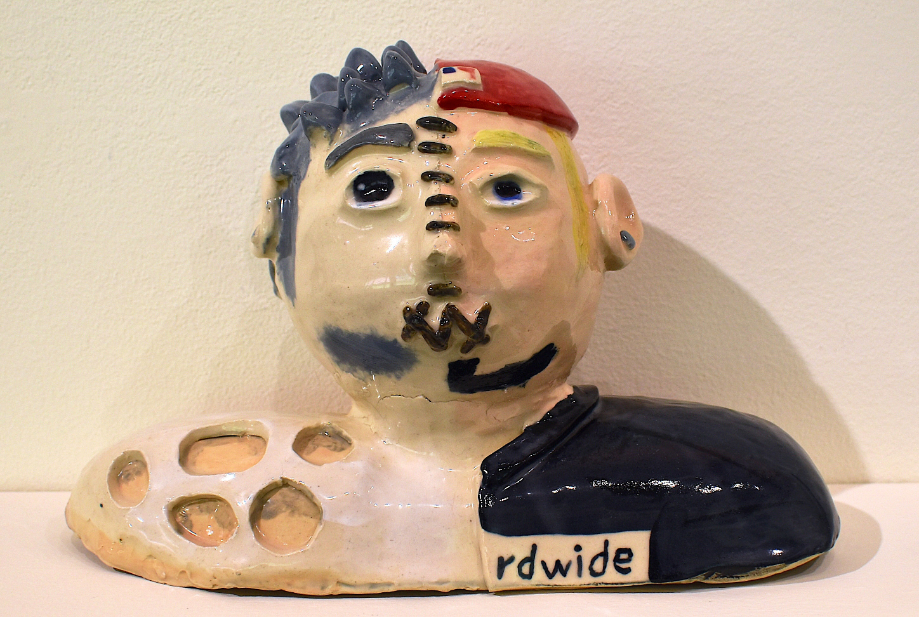 Clay bust