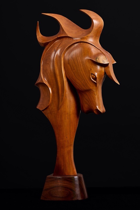 horse carving