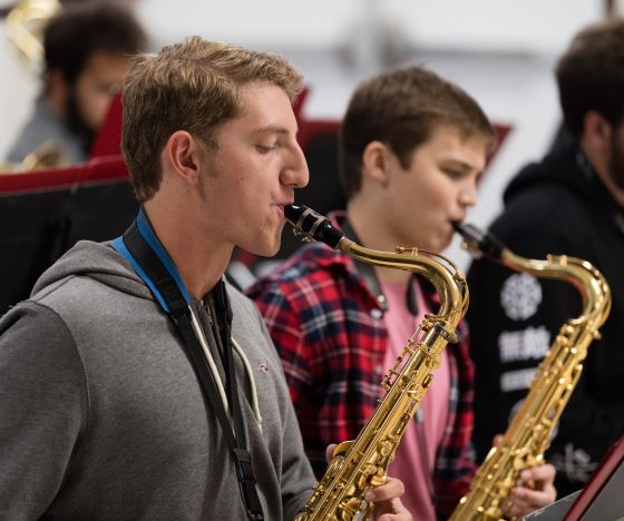 Student saxophones