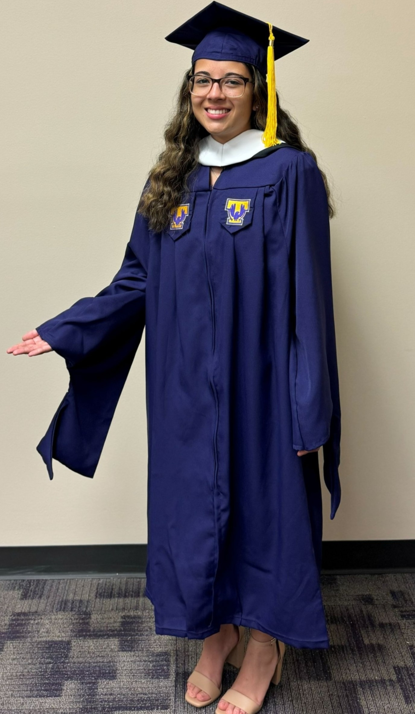 Master Gown with sleeve detail