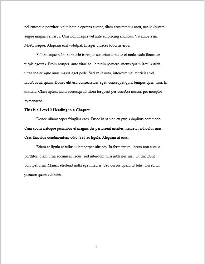 example of content page 2 of 3