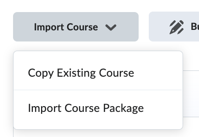 Import Course button