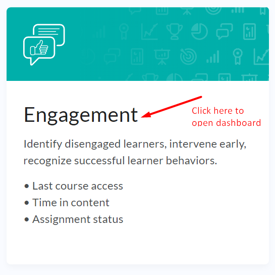 Access Engagement dashboard