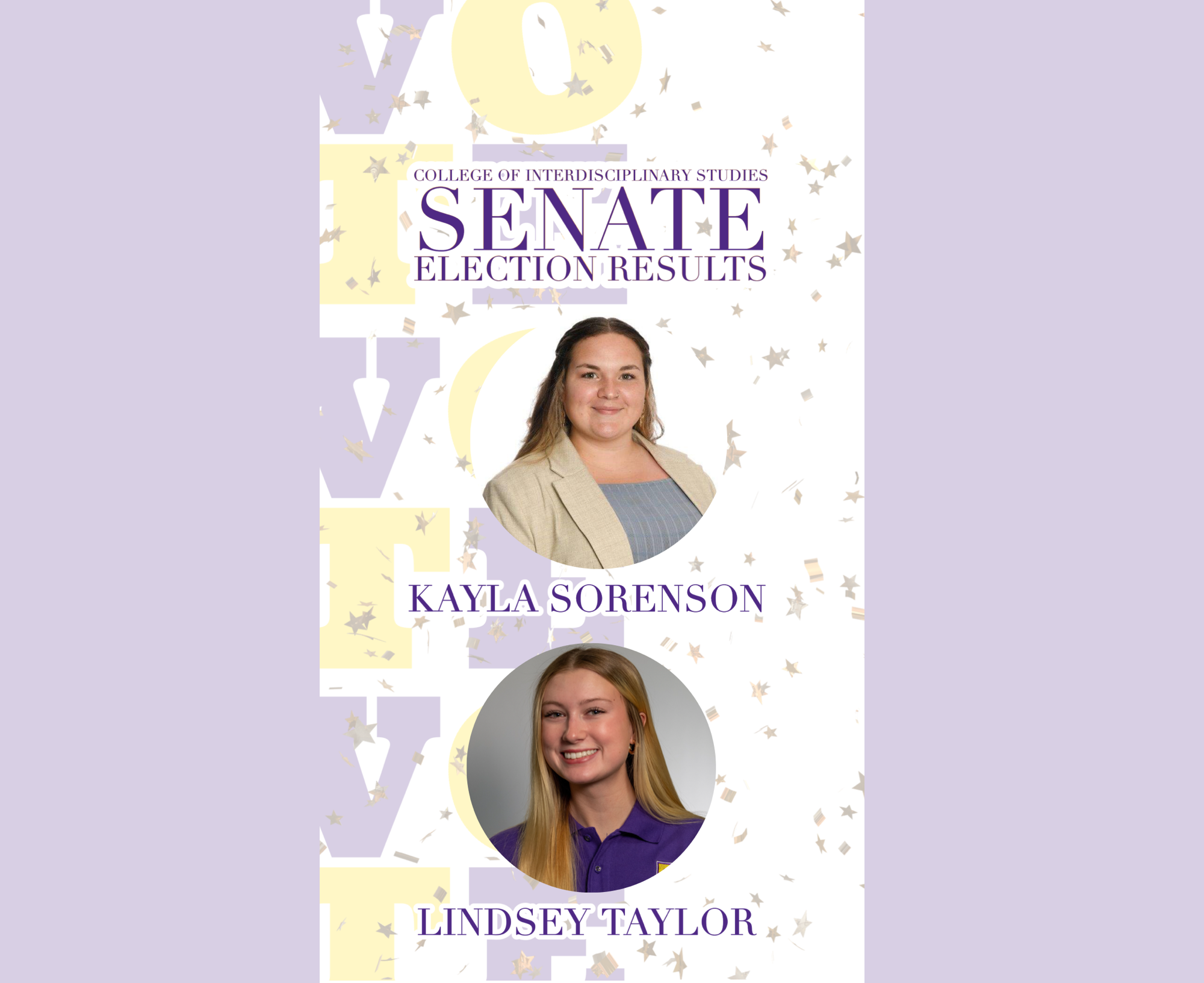 2022-2023 College of Engineering Senators: Kayla Sorenson & Lindsey Taylor