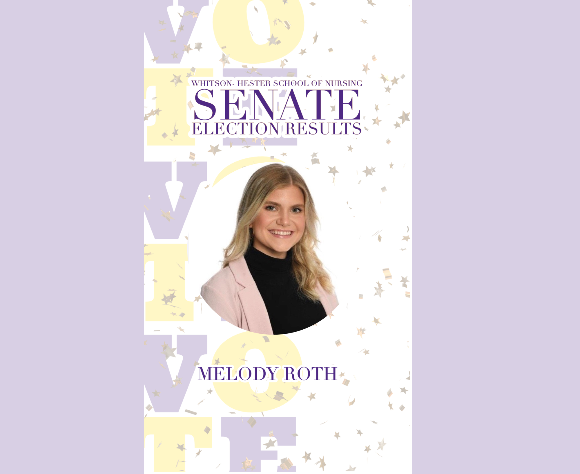 2022-2023 School of Nursing Senator: Melody Roth