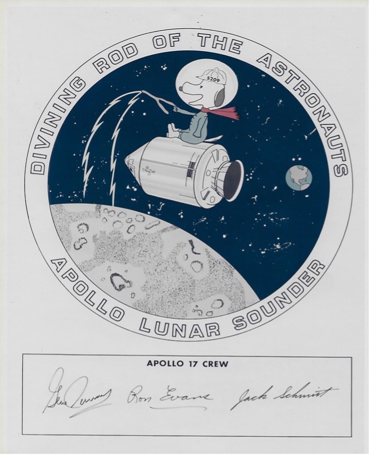 Lunar Sounder Mascot. Designed by William Panter; graphics by RCA Graphics Personnel.