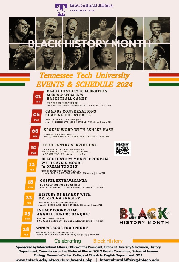 Black History Schedule