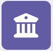 Icon of the Parthenon ancient Greek temple used in TechExpress for Nav360 Student Access