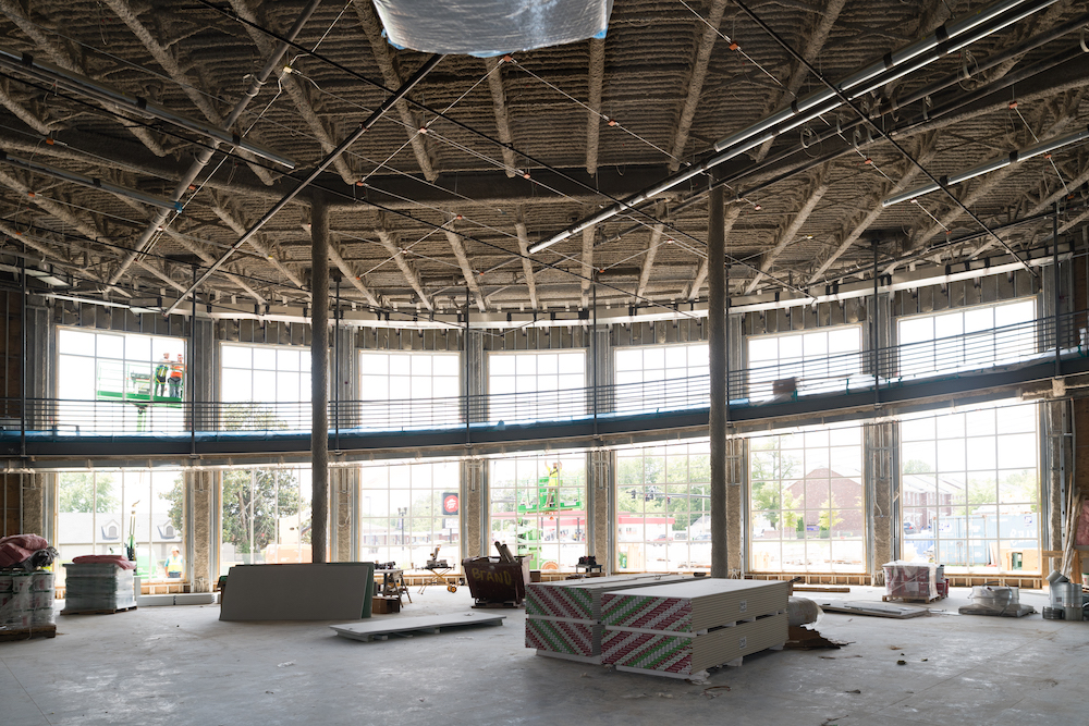 Inside of new Student Recreation Center