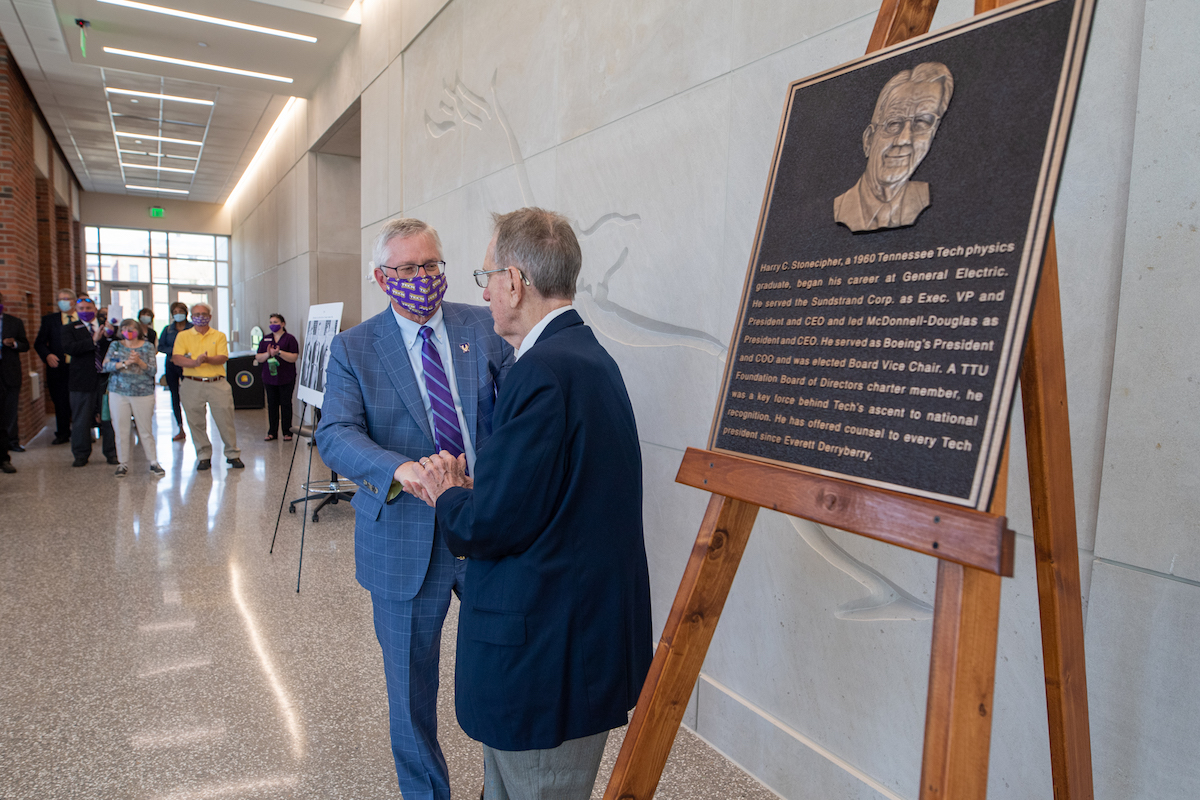 It was a big day for Tennessee Tech as students, faculty, staff, alumni and special dignitaries helped dedicate and celebrate the grand openings of the two biggest buildings on campus — the Laboratory Science Commons and the Marc L. Burnett Student Recreation and Fitness Center.