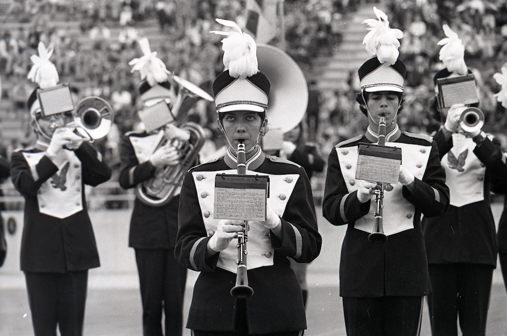 Homecoming marching band 1971