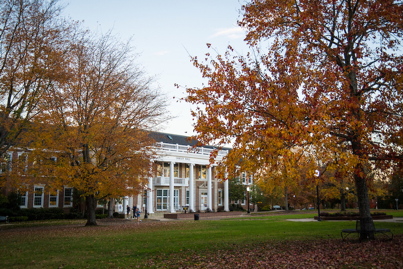Fall on Tennessee Tech's campus