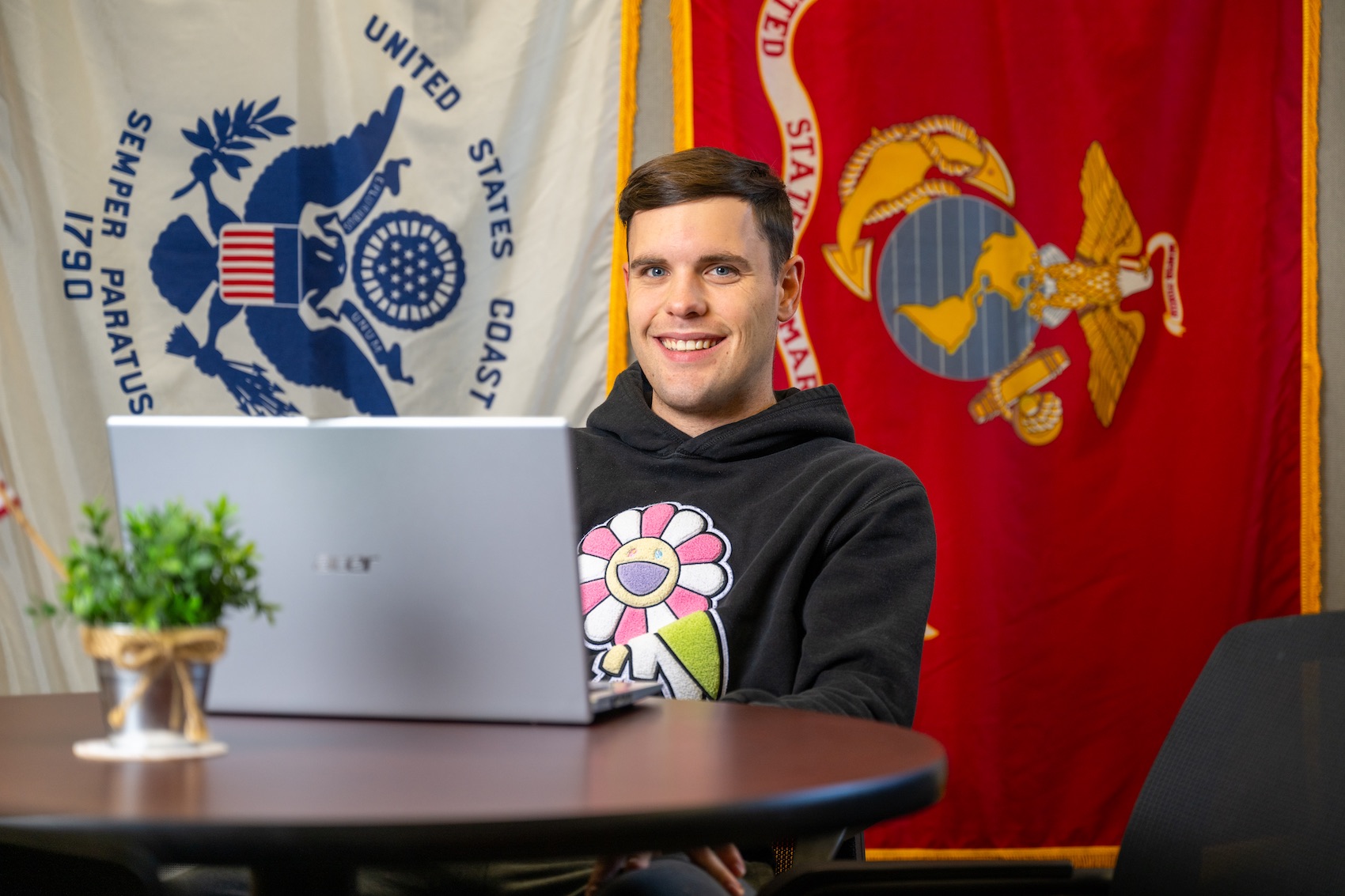 Tech student and Air Force veteran Jacob Fondren.