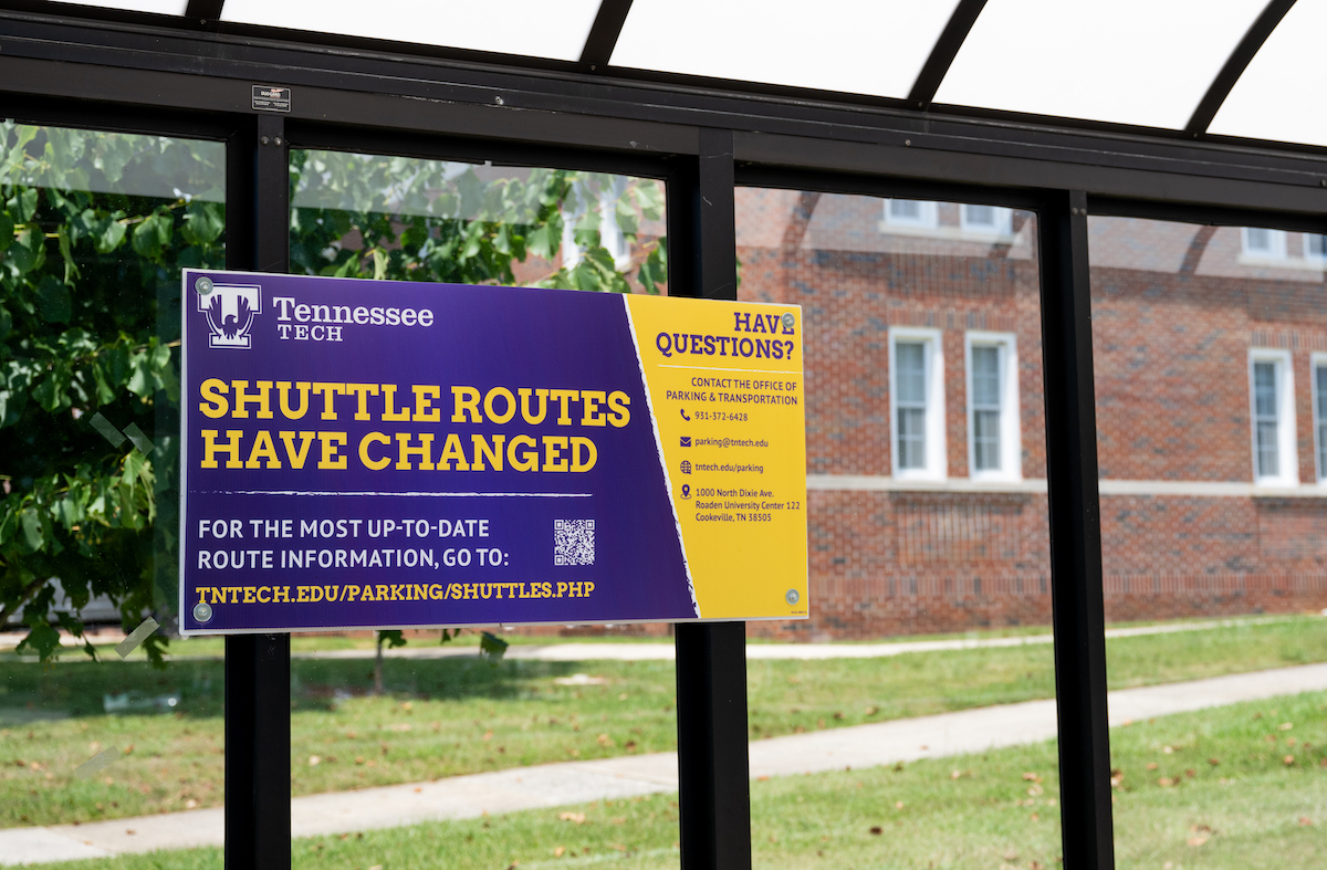 Shuttle Bus Stop Sign