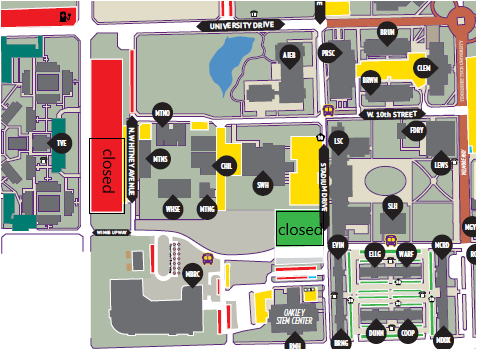 ACME groundbreaking parking lot closures