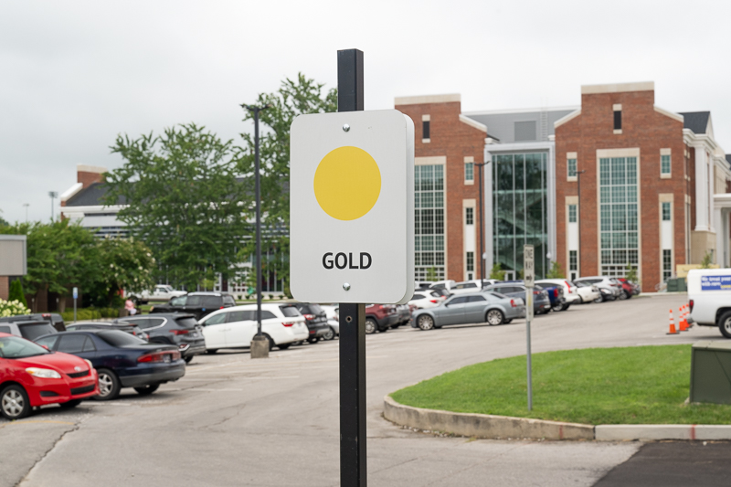 Gold Lot Sign