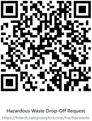 Hazardous Waste Drop-Off Request QR Code
