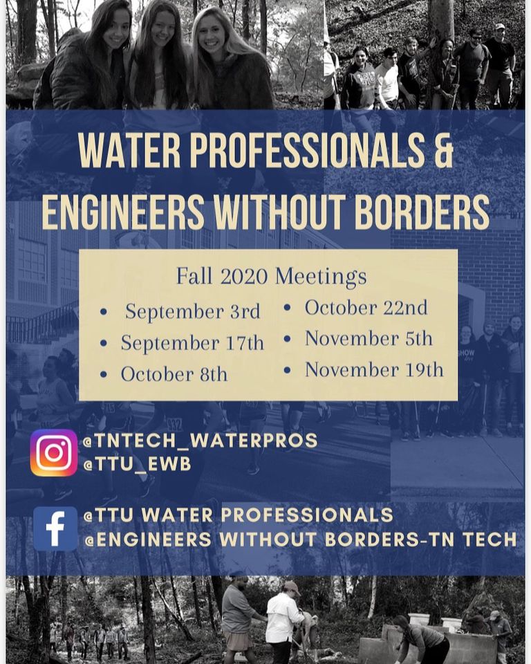 TN Tech Water Prof. and EWB informational flyer