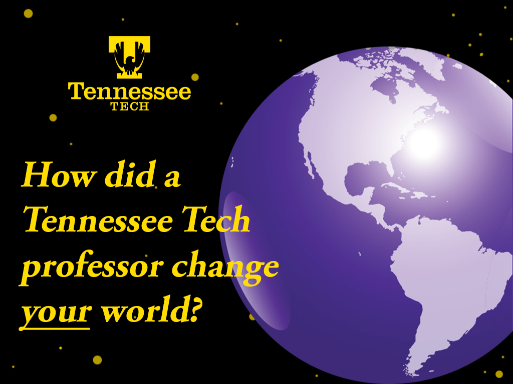 What Professor Changed Your World Graphic