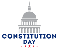 A graphic of the Capitol Building - Constitution Day