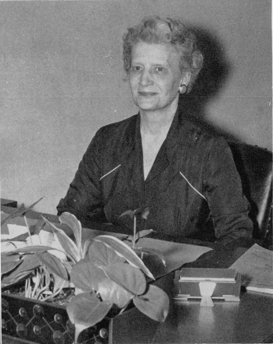 Annie White Marshall in 1956