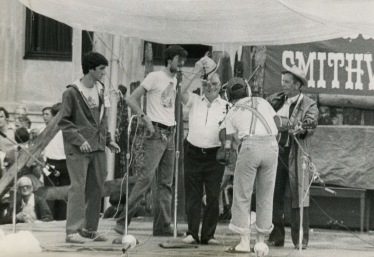 main stage of Smithville Fiddler's Jamboree 1977