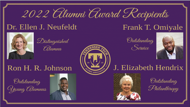 Collage of Alumni Award winner