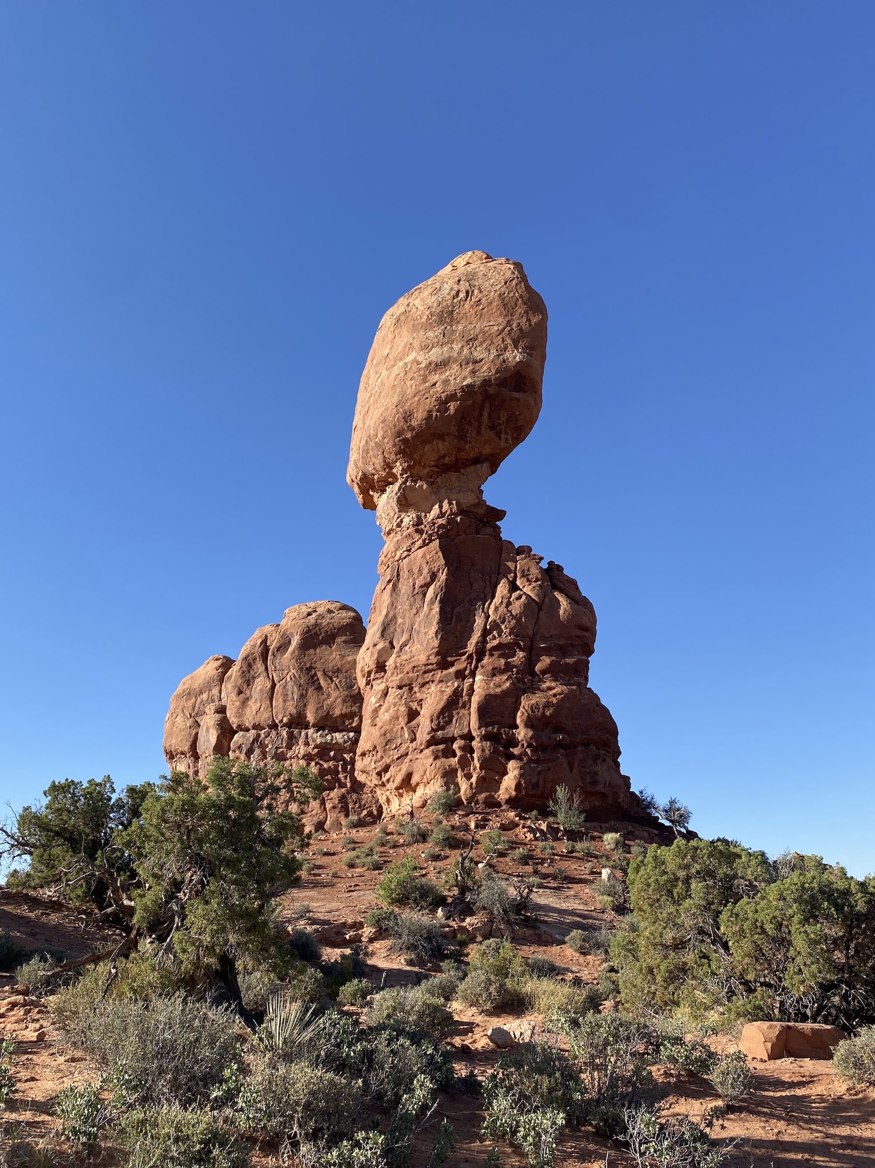 balancing rock at Arches 